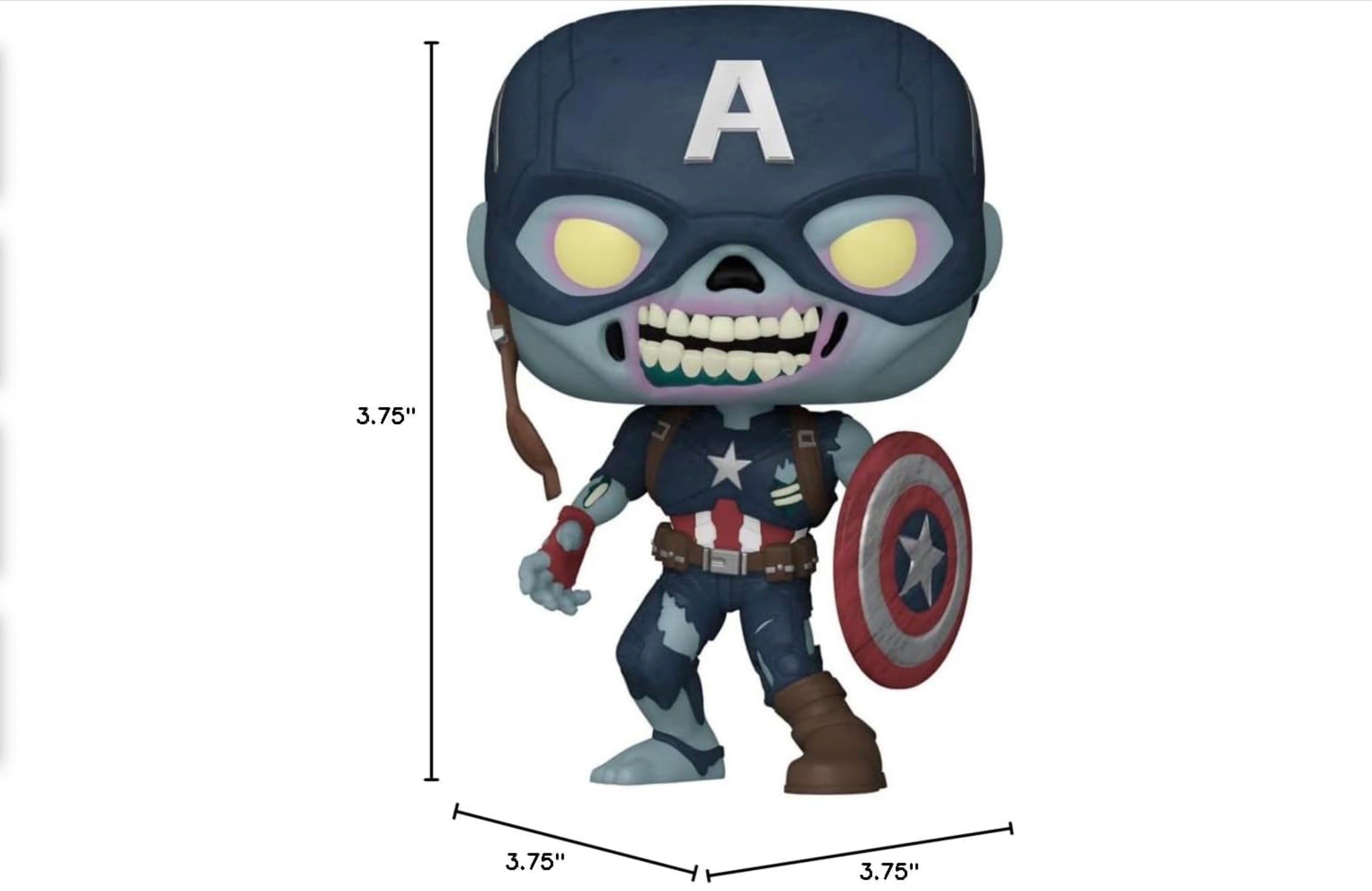 POP Marvel: What If? - Zombie Captain America Funko Pop! Vinyl Figure #941