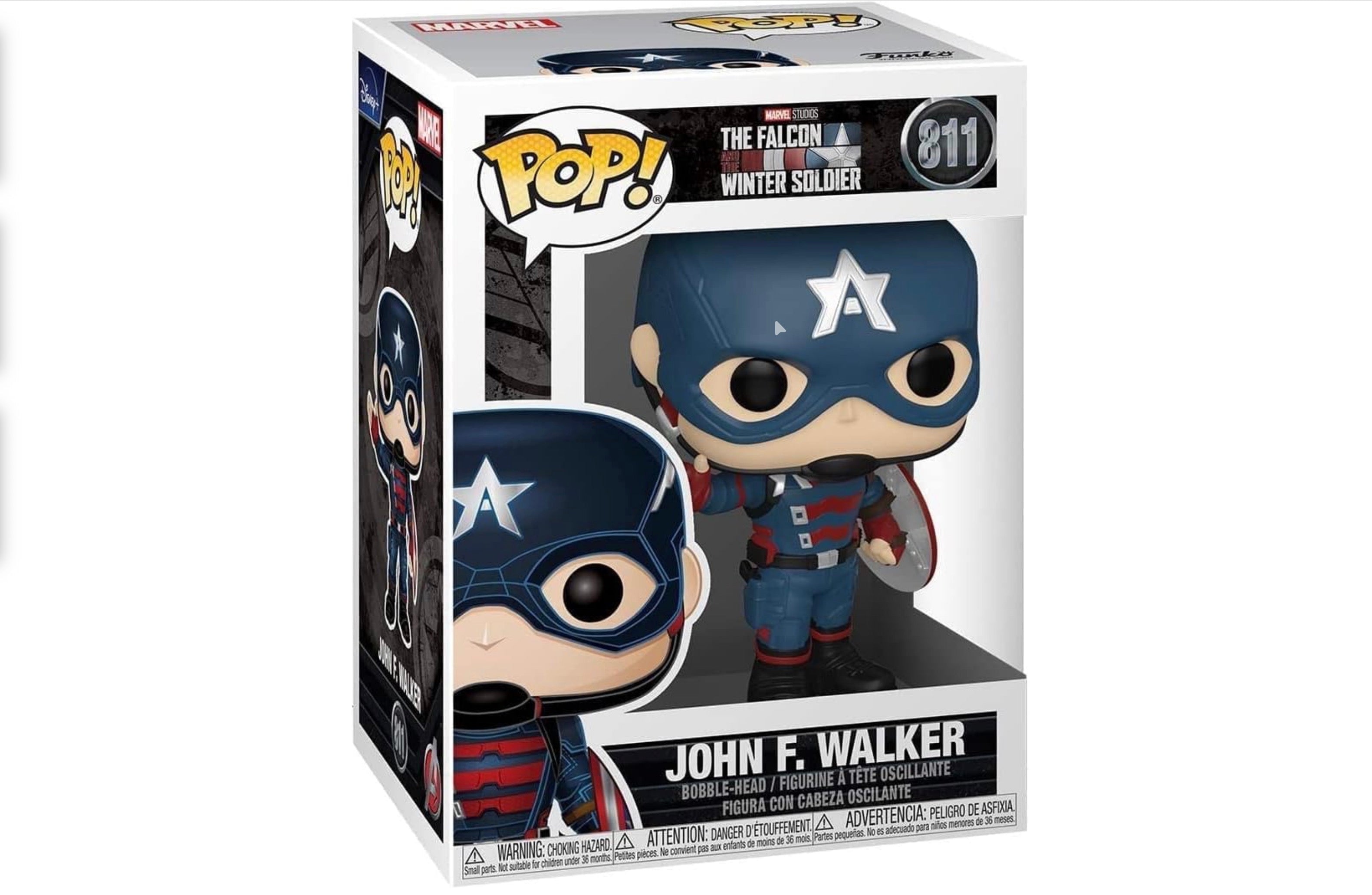 Funko POP Marvel: The Falcon and The Winter Soldier - John F. Walker, 3.75 inches,Multicolor