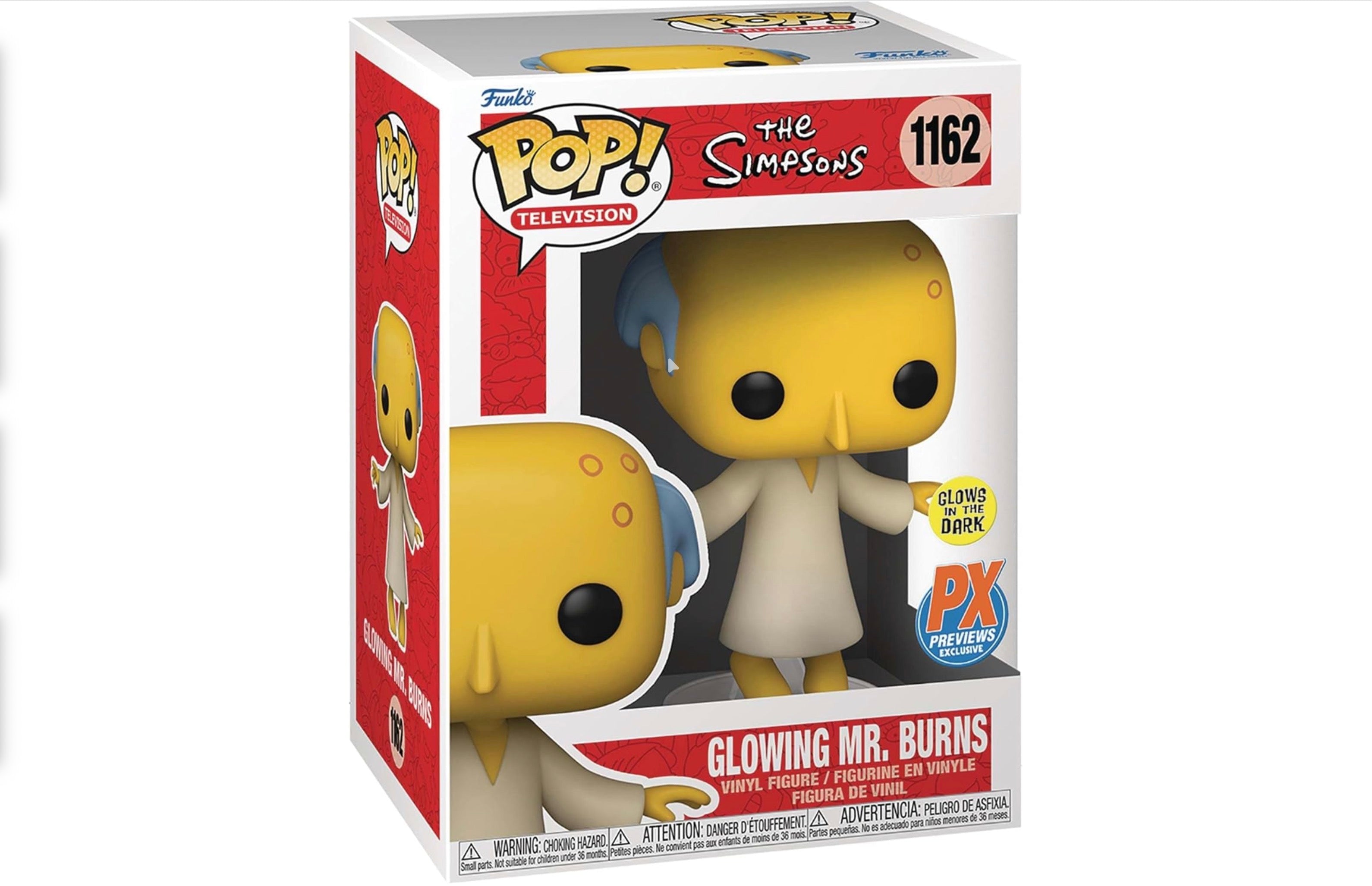 Funko Pop! Animation: The Simpsons: Glowing Mr. Burns Vinyl Figure